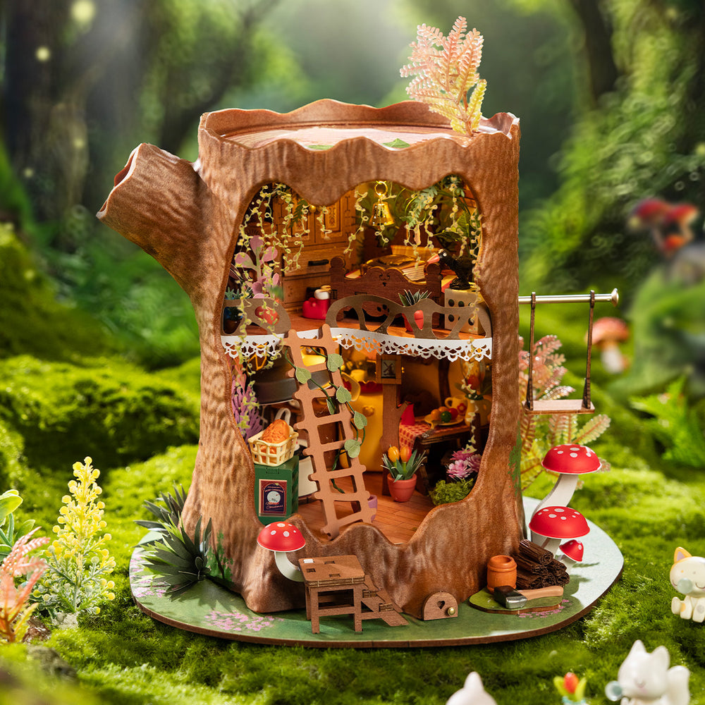 Rolife Fairytale Tree House DIY Miniature House Kit