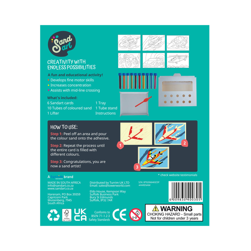 Sand Art Transport 6-Pack