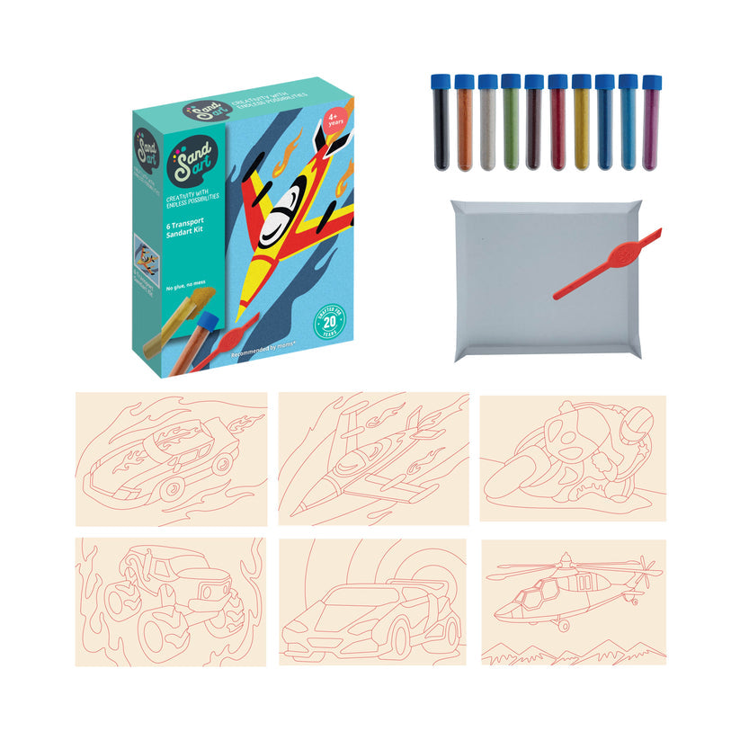Sand Art Transport 6-Pack