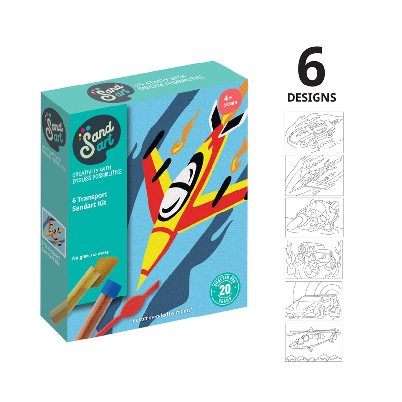 Sand Art Transport 6-Pack