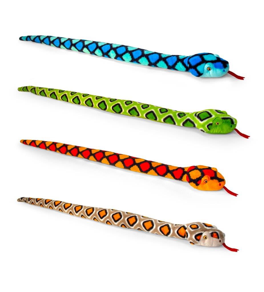65cm Keeleco Snakes 4 Asst