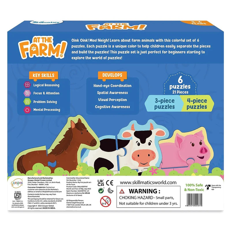 At the Farm My first puzzle set