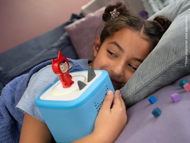 Toniebox 2 Sky Blue Starter Set With Creative Tonie Rubie
