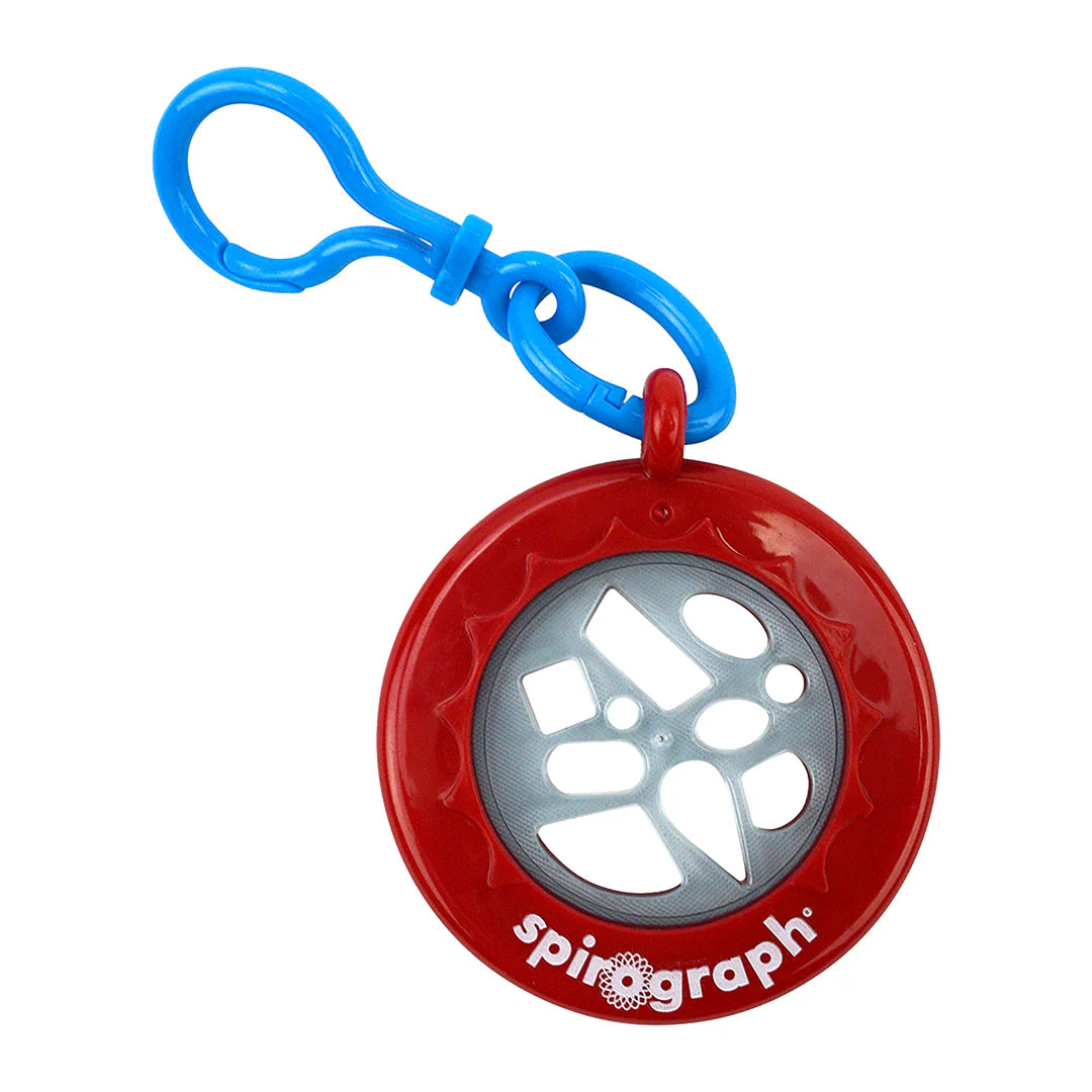 Spirograph Cyclex Clip Keychain