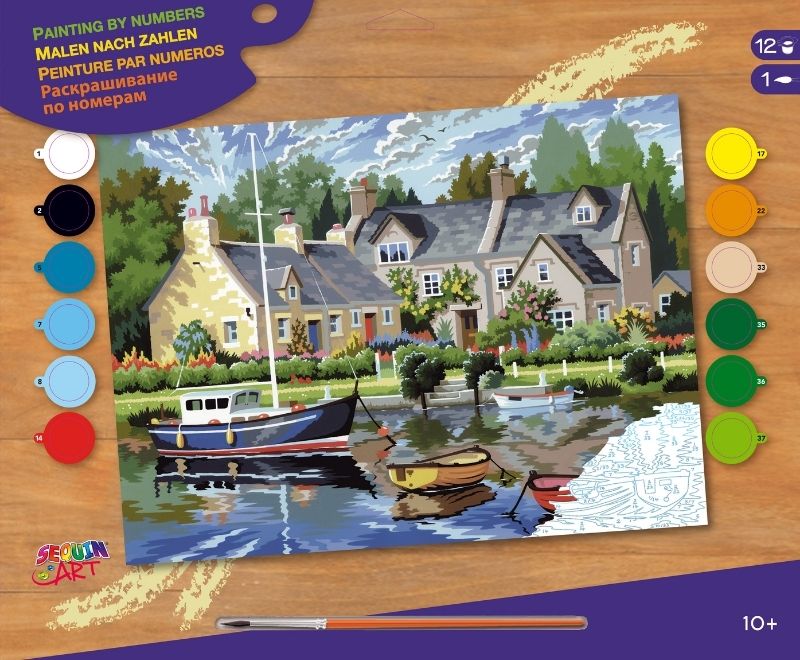 Senior Painting By Numbers Tranquil Waters