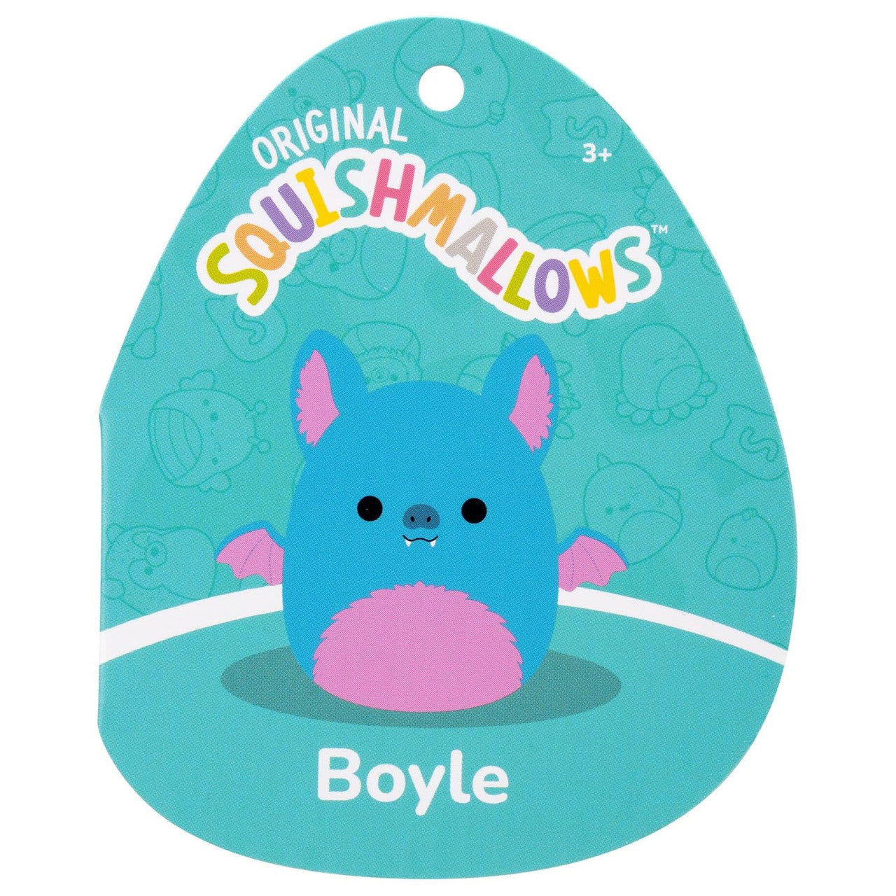 7.5" Squishmallows Boyle Blue Fruit Bat