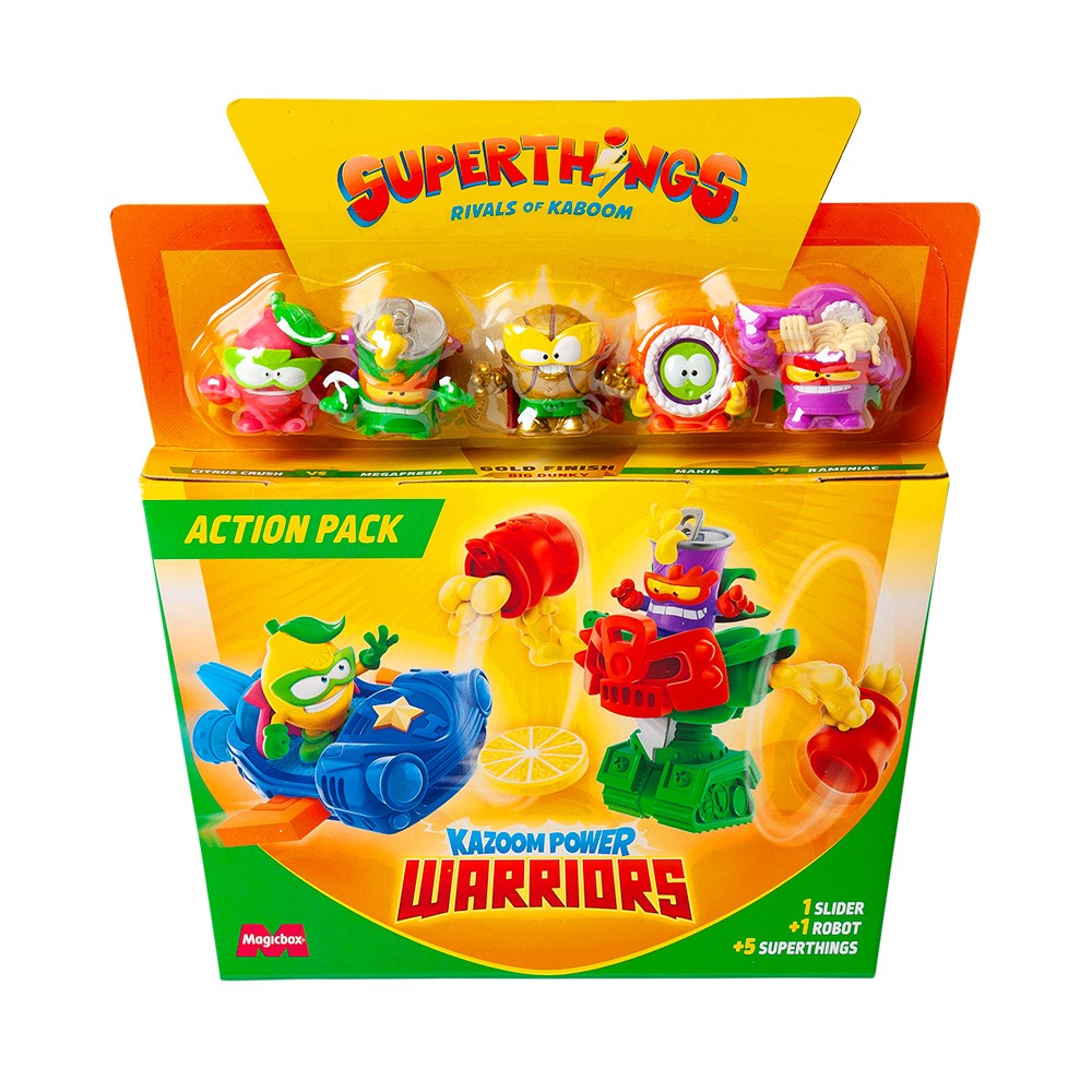 SuperThings Kazoom Power Warriors Action Figure Pack