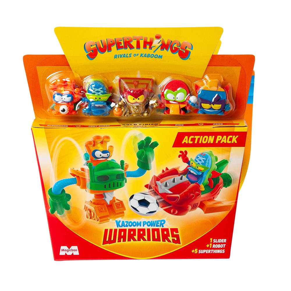 SuperThings Kazoom Power Warriors Action Figure Pack