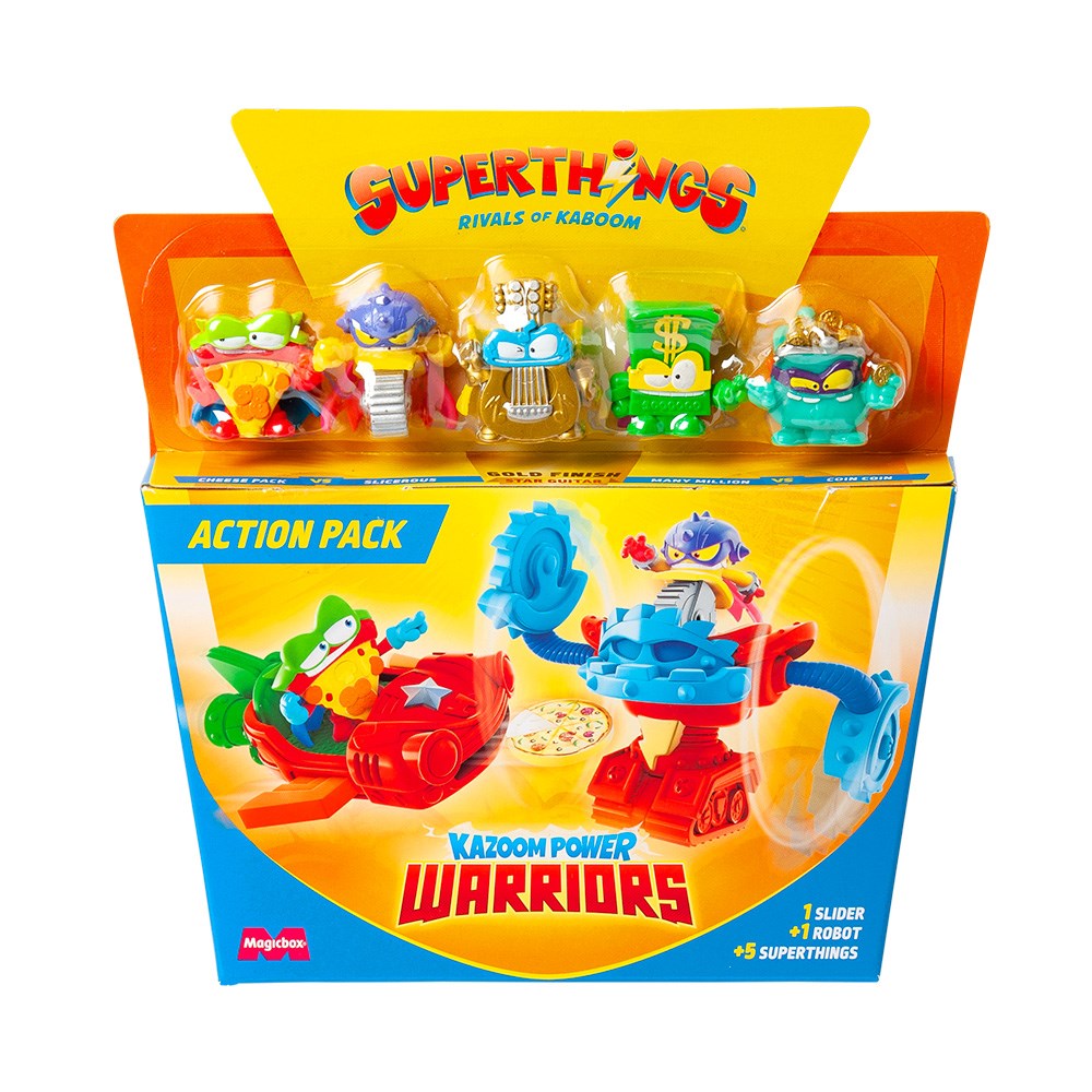 SuperThings Kazoom Power Warriors Action Figure Pack