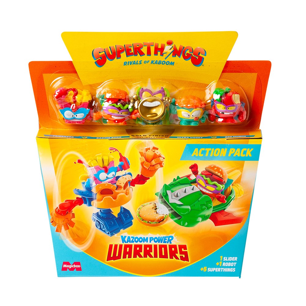 SuperThings Kazoom Power Warriors Action Figure Pack