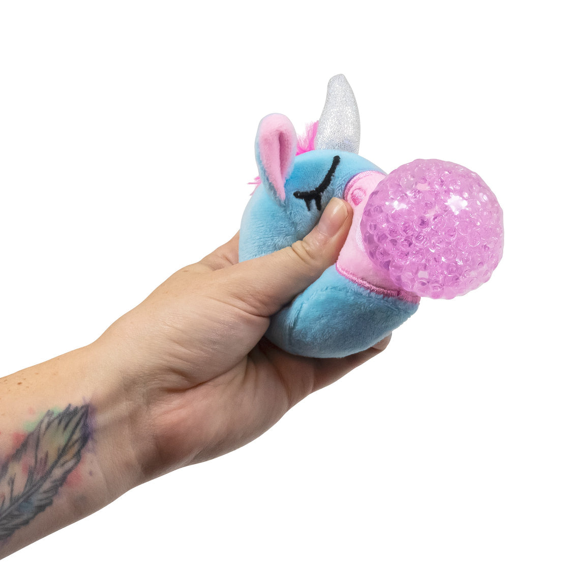 Unicorn Plush Bead Ball Sensory Toy