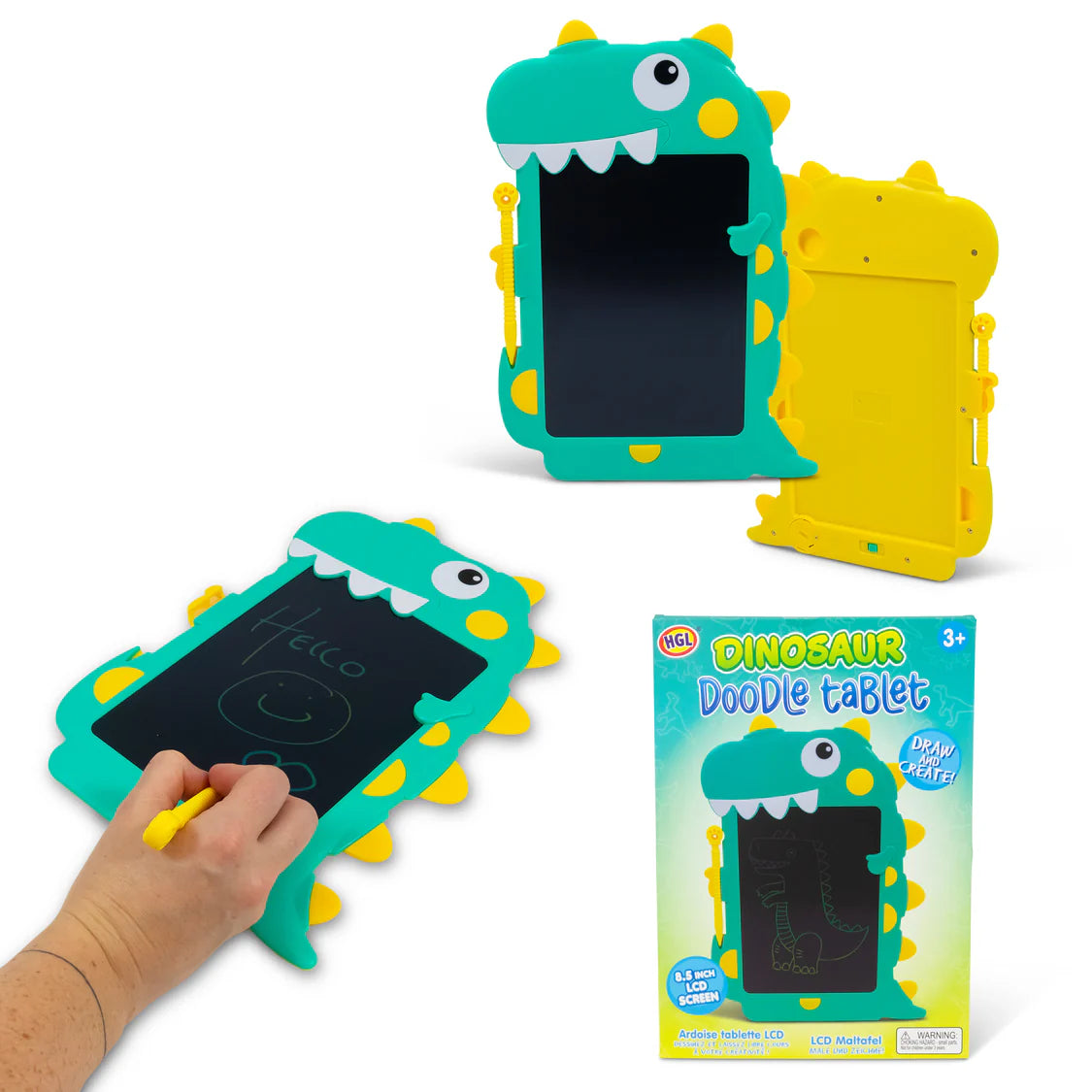 Dinosaur Lcd Drawing Tablet -Green