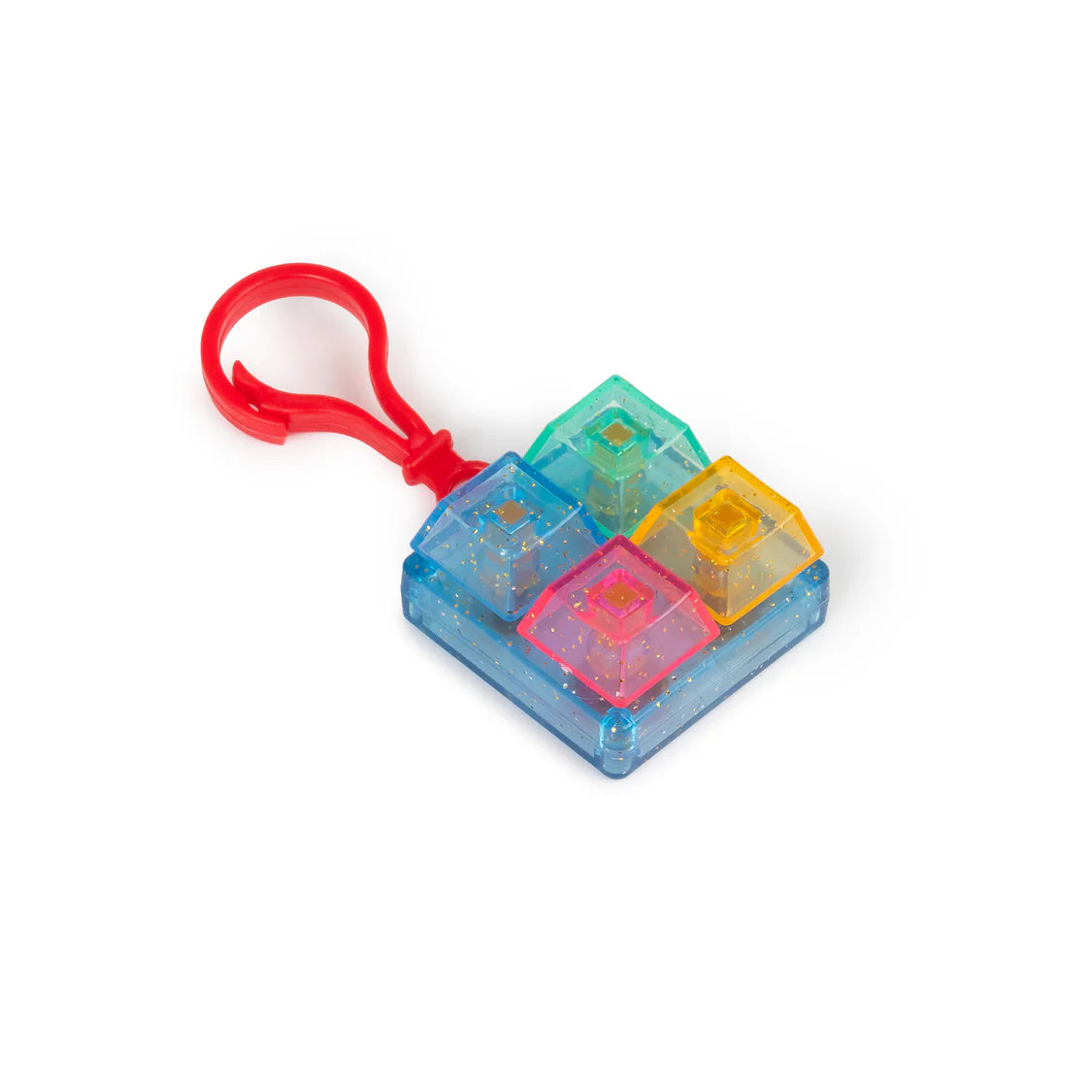 Glitter Clicker Keychain