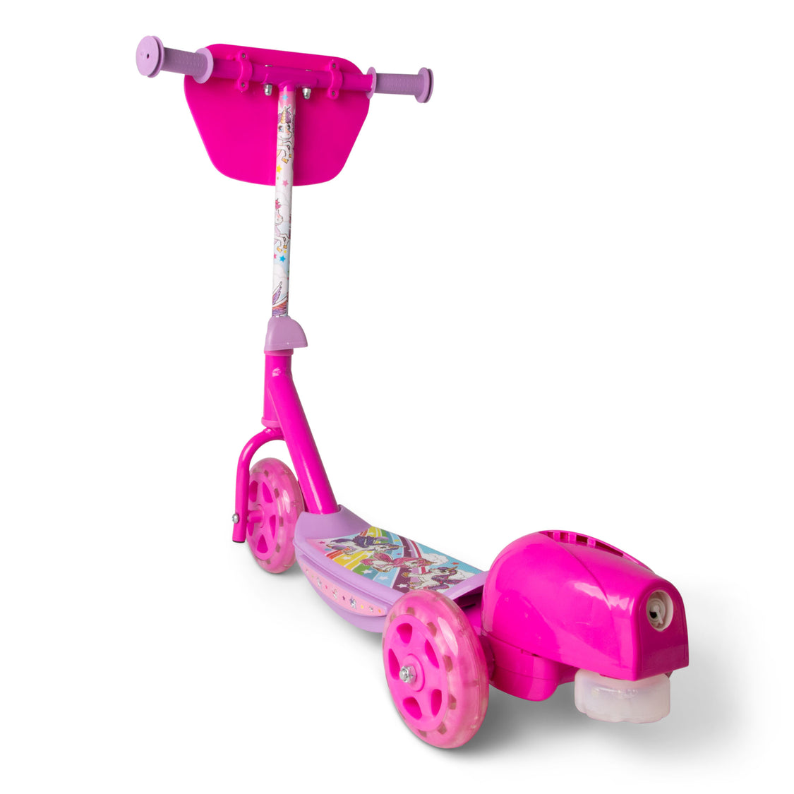 Unicorn Bubble Ride-On Scooter Toy