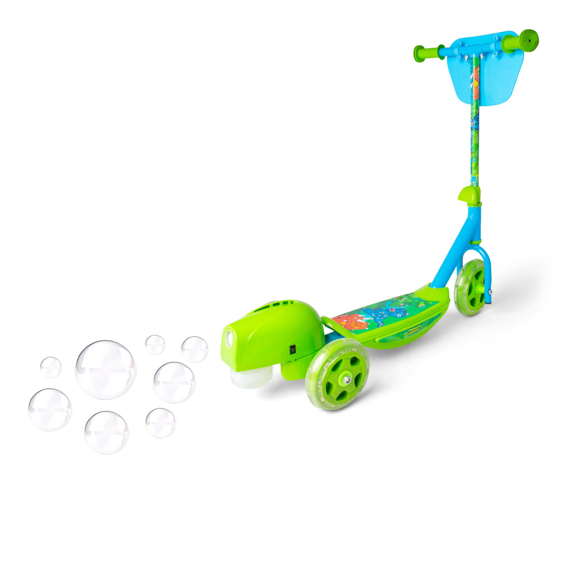 Dinosaur Bubble Ride-On Scooter