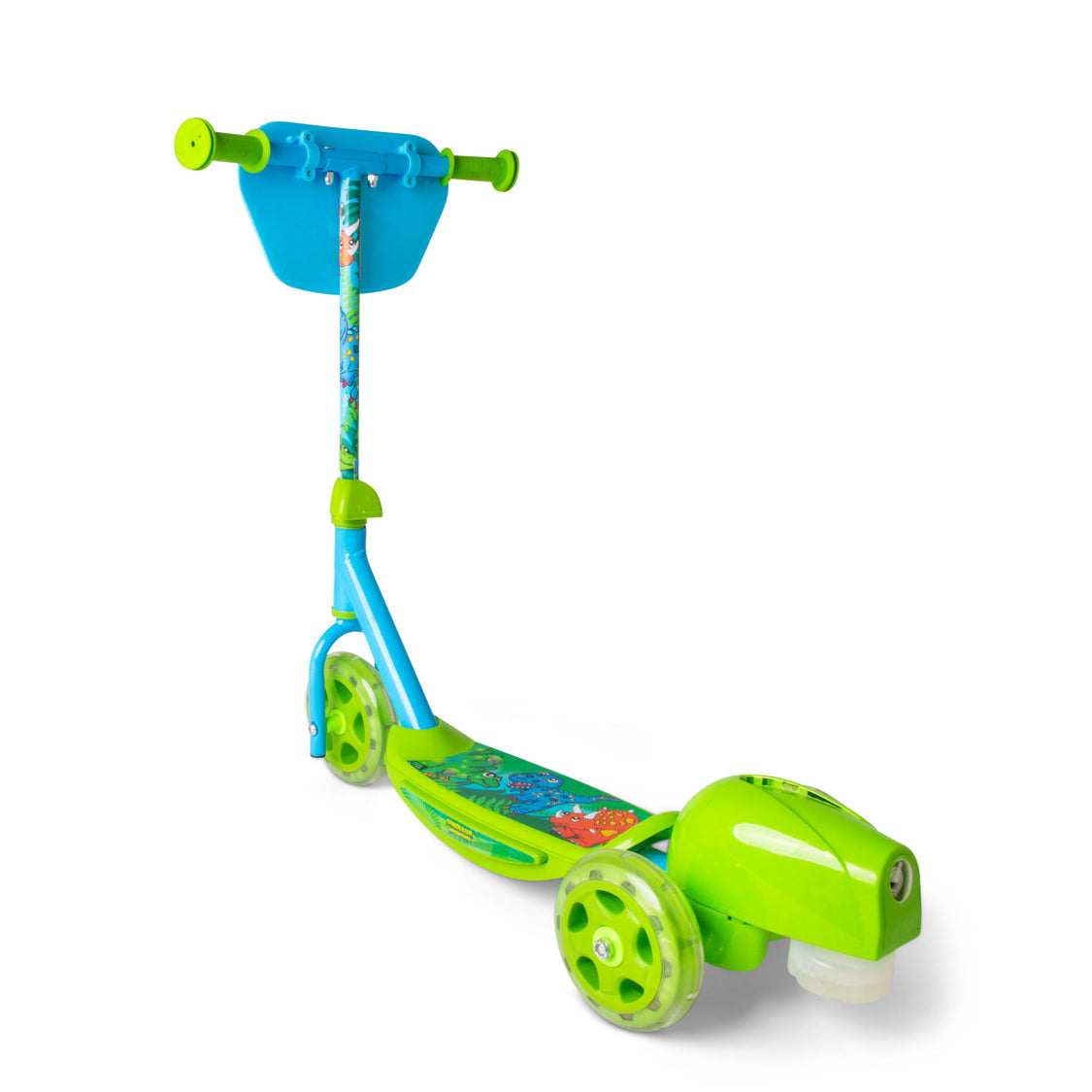 Dinosaur Bubble Ride-On Scooter