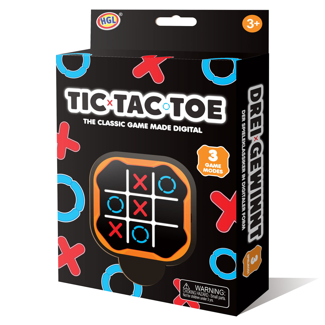 Tic Tac Toe Travel Game Orange Edition