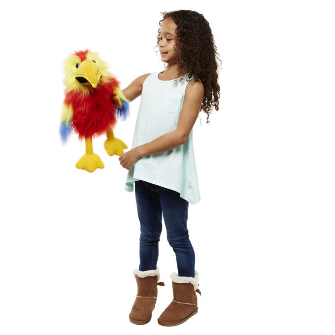 Large Birds Scarlet Macaw Puppet