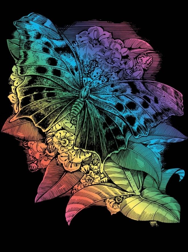 Artfoil Rainbow Butterfly