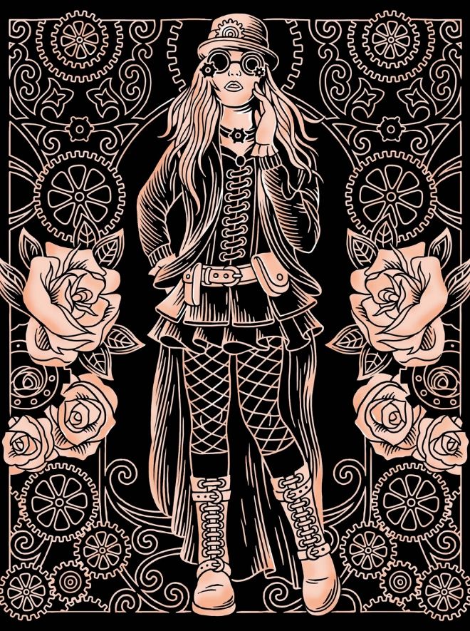 Artfoil Rose Gold Time Traveller