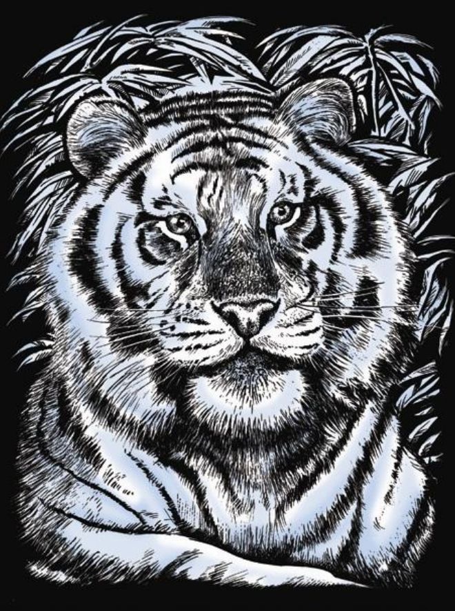 Artfoil Silver White Tiger
