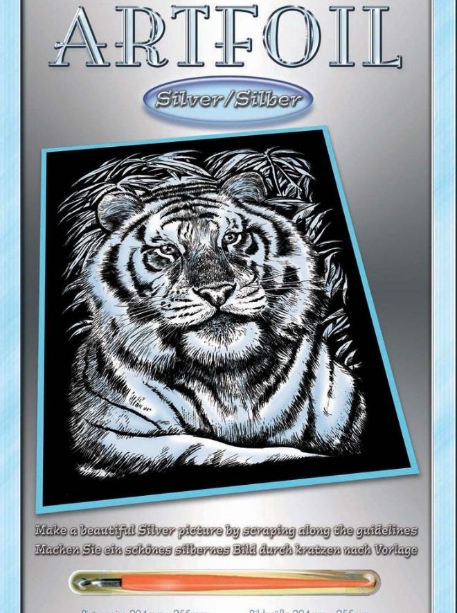 Artfoil Silver White Tiger
