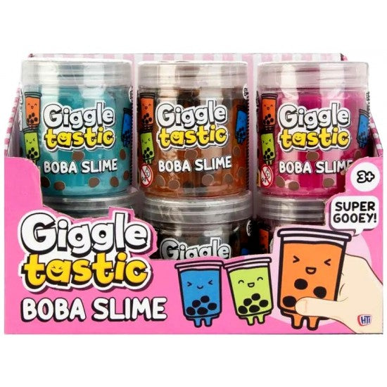 Slime Pots Boba Bubble Tea Asst