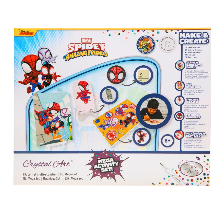 Spidey, Crystal Art Mega Activity Set