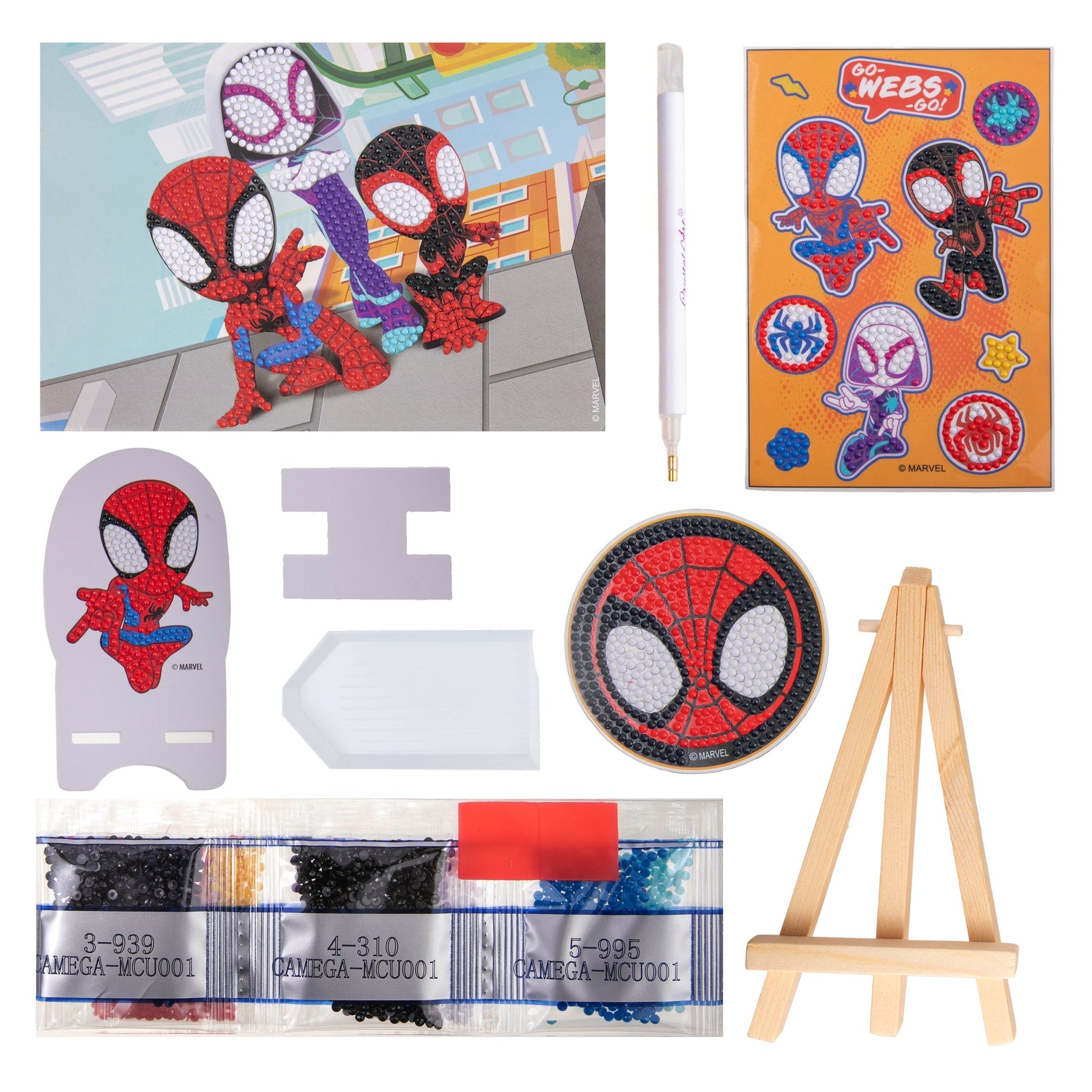Spidey, Crystal Art Mega Activity Set