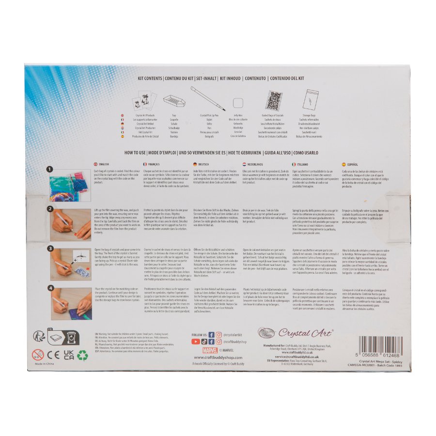 Spidey, Crystal Art Mega Activity Set