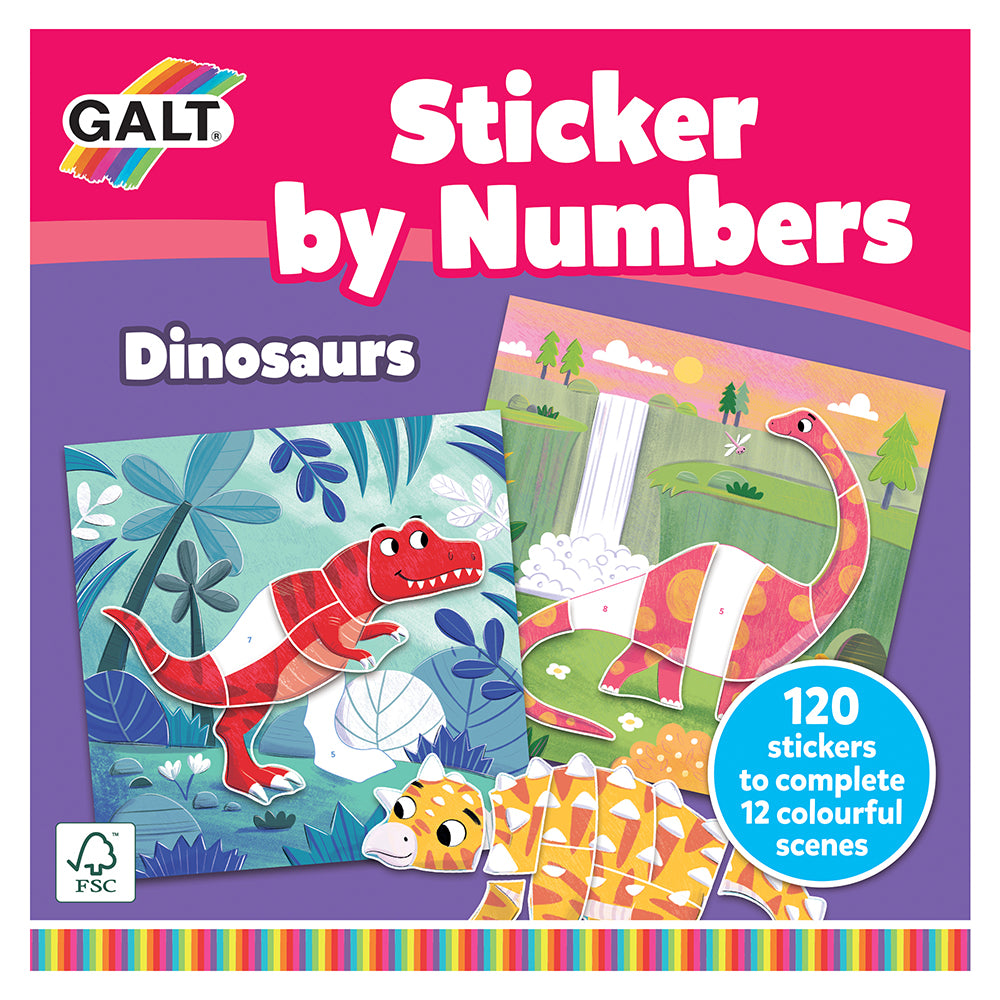 Sticker by Numbers - Dinosaurs