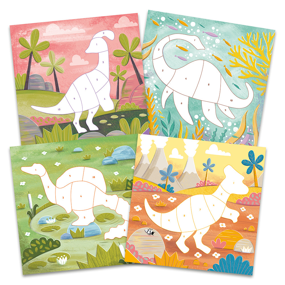 Sticker by Numbers - Dinosaurs