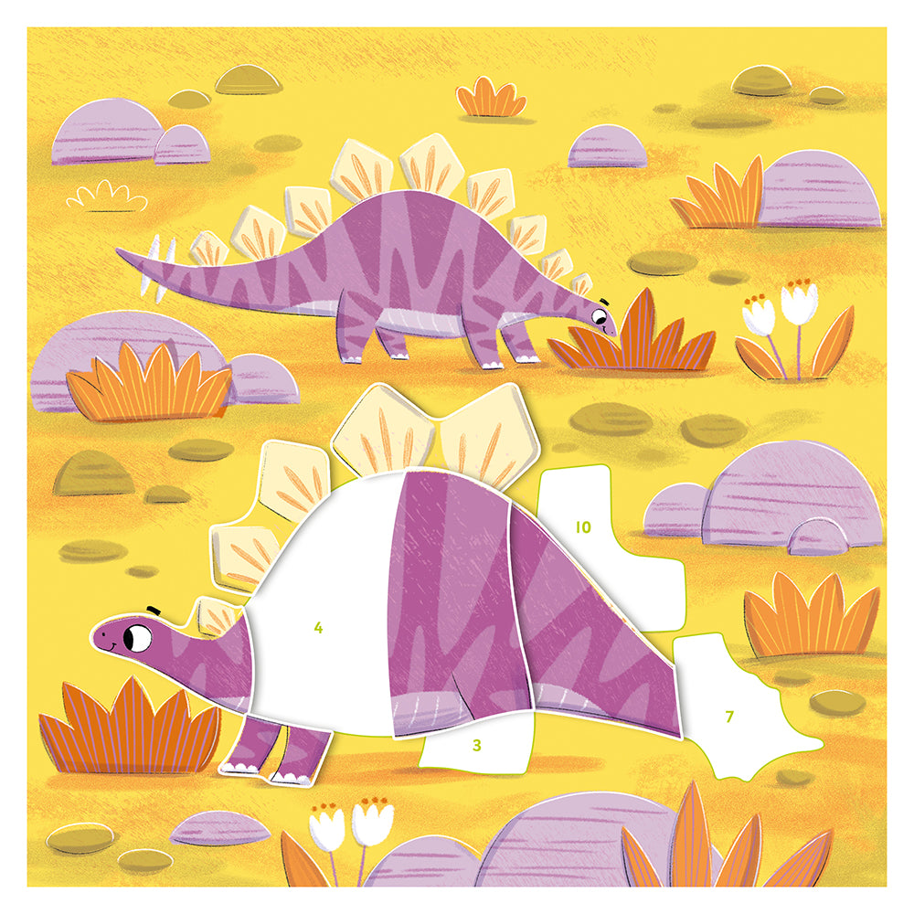 Sticker by Numbers - Dinosaurs