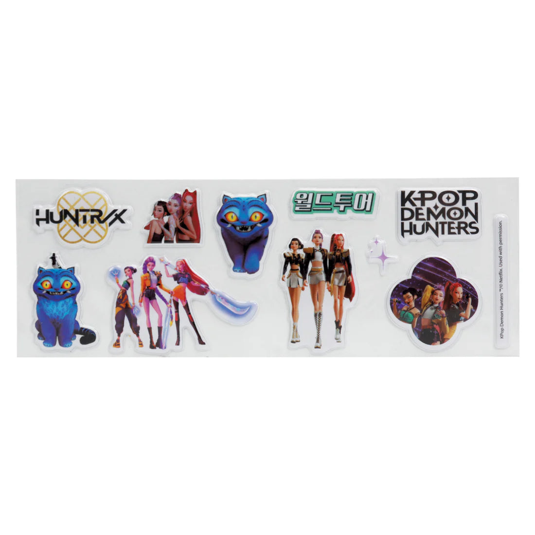 K-Pop Demon Hunter PVC Wallet Stationery Set – Huntr X