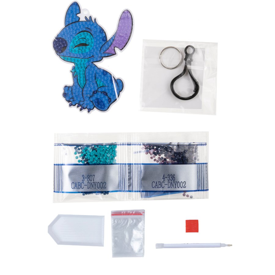 Stitch Crystal Art Bag Charm