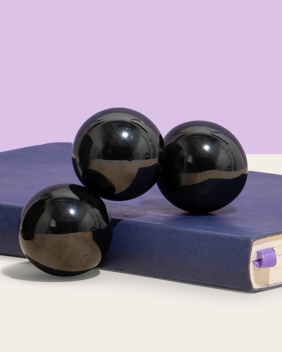Speks Supers Giant Magnetic Balls Fidget Toy 3 Pack Gunmetal Black
