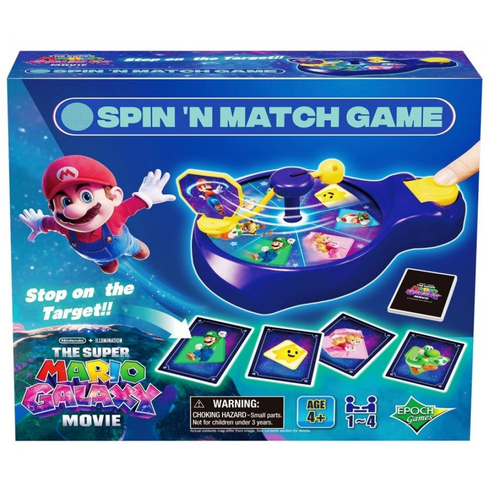 Super Mario Galaxy Movie Spin 'n' Match Game