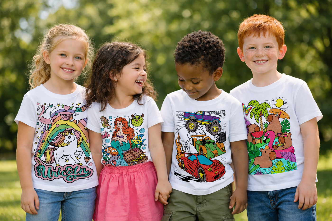Capybara Colour-In T-Shirt