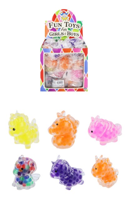 Mini Unicorn Bead Filled Squishy Fidget Toy 5cm