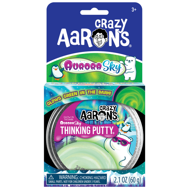 Crazy Aaron's Thinking Putty Aurora Sky Sensory Toy