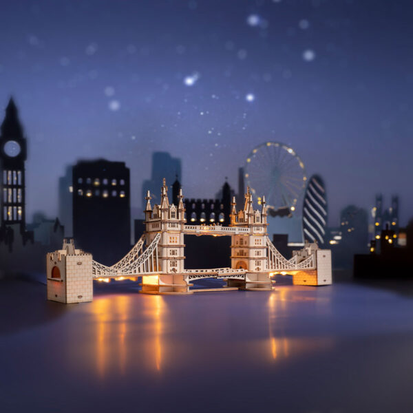 Rokr Tower Bridge Wooden Model Kit