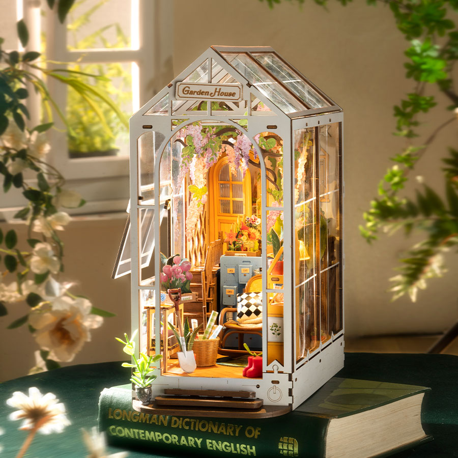 Garden House DIY book nook kit