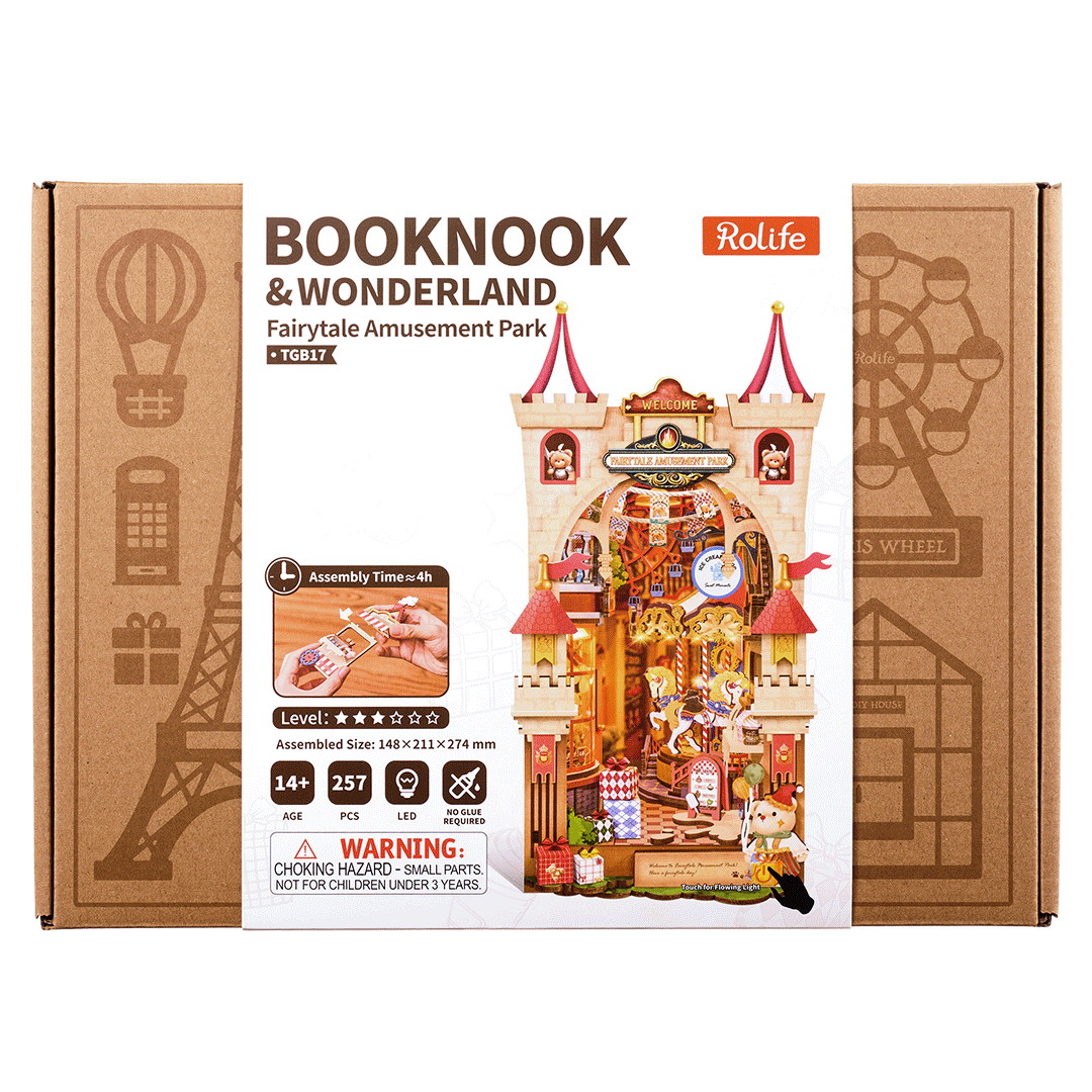 Rolife Fairytale Amusement Park DIY Book Nook Kit