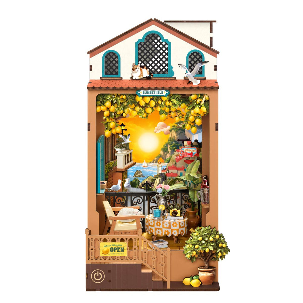 Rolife Sunset Isle DIY Book Nook Kit