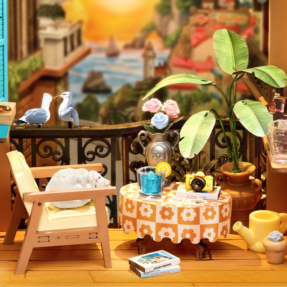 Rolife Sunset Isle DIY Book Nook Kit