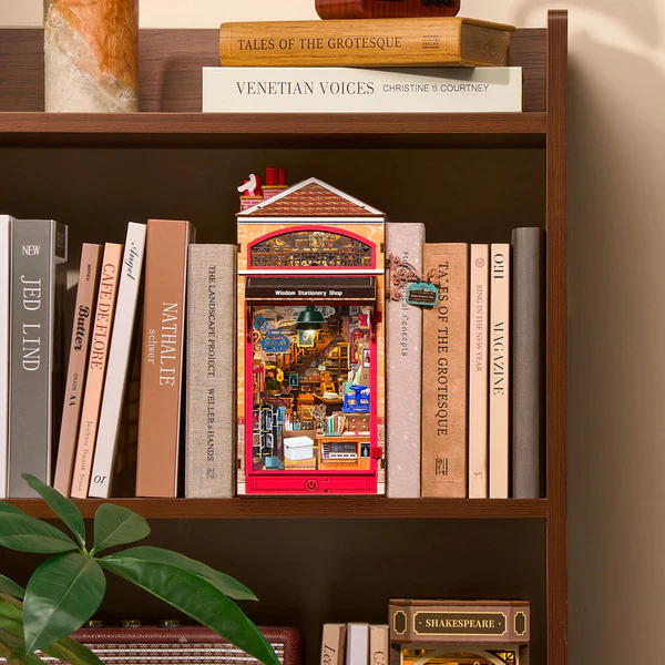 Rolife Wisdom Stationery Shop DIY Book Nook Kit