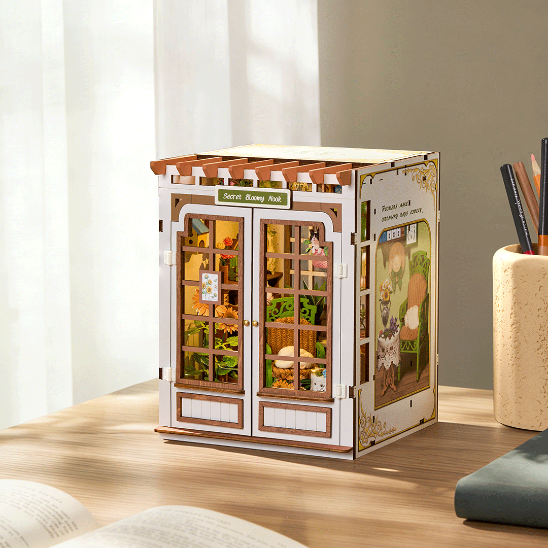 Rolife Secret Bloomy Nook DIY Book Nook Kit