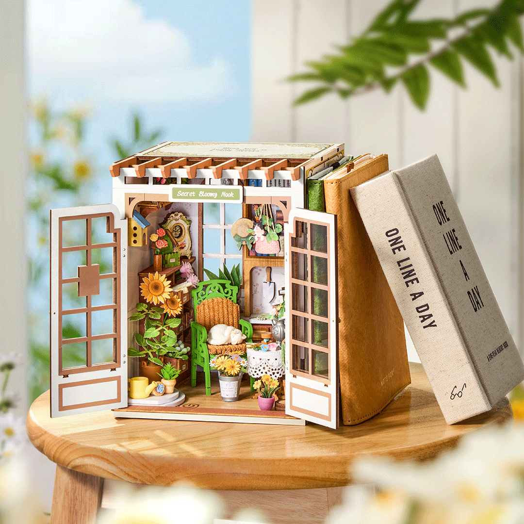 Rolife Secret Bloomy Nook DIY Book Nook Kit