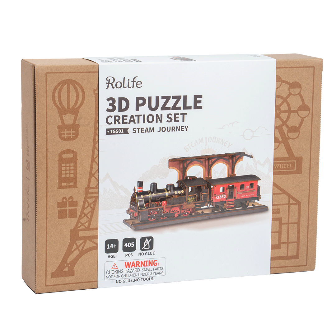 Rolife Steam Journey DIY Miniature Kit