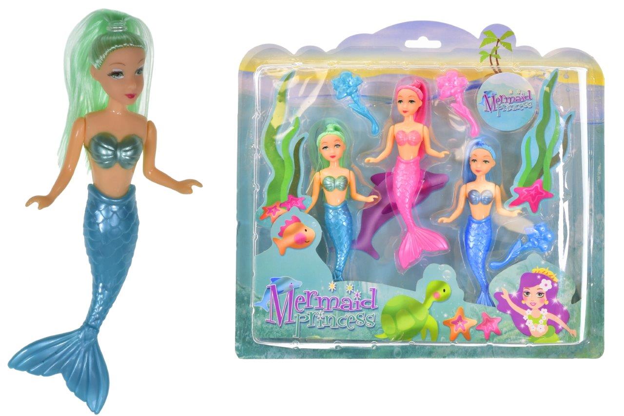 3pc Mermaid Playset